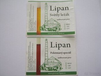 pivní etikety minipivovar Dražíč Písek 10ks