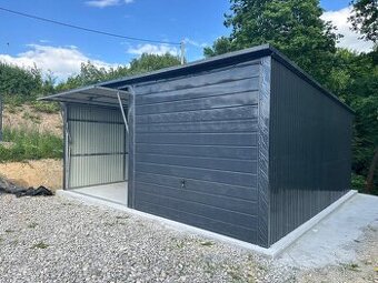 Plechová garáž 6x5m