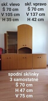 Obývací stěna za 300,-