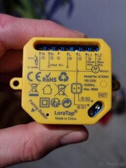 žaluziový spínač pod vypínač, Tuya Smart Life WiFi, LoraTap