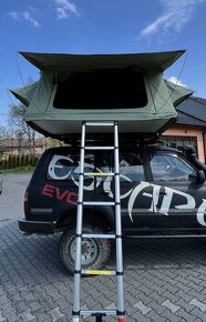 Střešní stan - AUTOSTAN Escape 140 cm - LED osvětlení USB