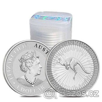 Kangaroo 1oz stříbrná