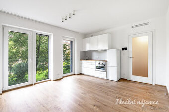 Pronájem bytu 1+kk, Hábova, Stodůlky, 16900 Kč/měs, 27 m2