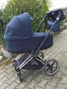 Cybex PRIAM 3 MIDNIGHT BLUE PLUS, CHROME BLACK