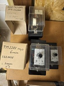 Mechanické časové relé TK1 a TM, 60. léta