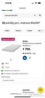 2x 80x200 ikea