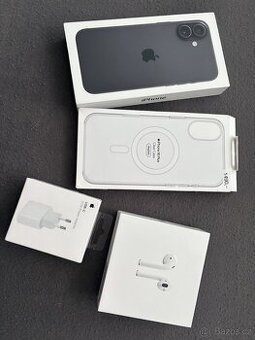 Apple Iphone 16 plus 128GB cerny -plati do smazani