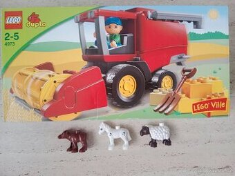 LEGO duplo - Kombajn + 3 zvířátka