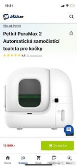 Petkit PuraMax 2 automatická samočistící toaleta
