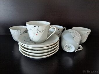 5 ks šálky a podšálky MZ typ Brusel