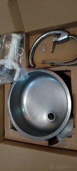 Nerezový dřez a baterie i jednotlivě