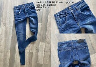 Karl Lagerfeld dámské / dívčí rifle vel. xs