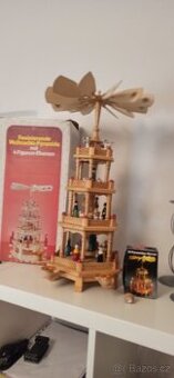 Retro Německý Vánoční kolotoč