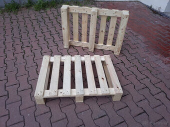 Palety standard 1/2, 80x57cm. Nové