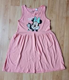 Dívčí letní šaty s Minnie C&A - vel.134/140