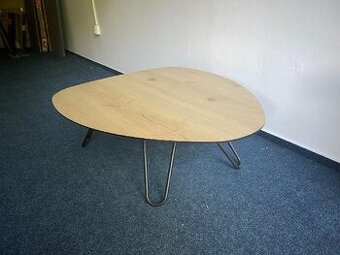 Konferenční stolek Masura – 110 cm, kapkový tvar