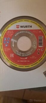 Diamantový kotouč Wurth 125mm