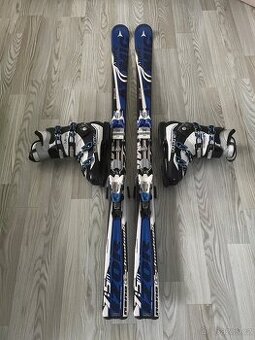 Lyže Atomic 159 cm + lyžáky Salomon 42-43