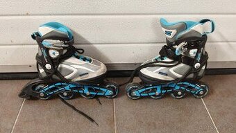 Kolečkové brusle + Chrániče