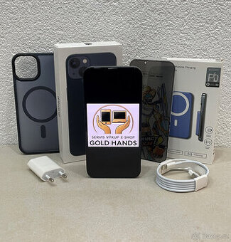 🍏 Apple iPhone 13 128GB - MIDNIGHT (12m. ZÁRUKA) + DÁRKY