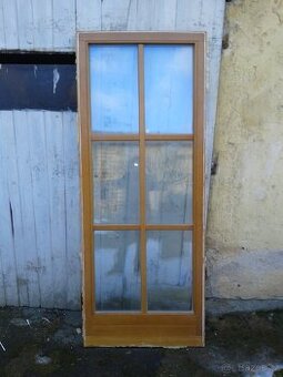 Dřevěné okno 86 x 216 cm fixní