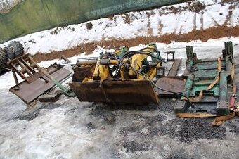 Zetor 7245 rampovač naviják dtn podvázání chránič nápravy