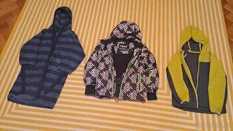 Dětské zimní i jiné oblečení vel. 122-134