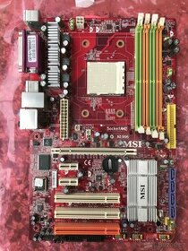 Vadná PC základní deska MSI K9N Neo-F, socket AM2