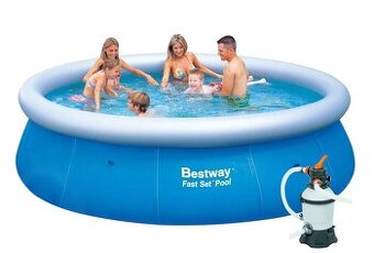Bazén Bestway 3,66 m + písková filtrace ProStar 4 + schůdky
