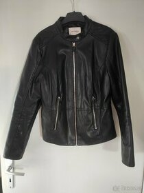 Černá koženková bunda Orsay - 1