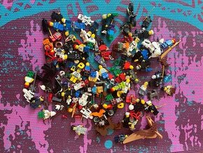 Lego mix + figúrky + návody