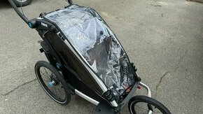 Thule Chariot Sport 1 + bike + kocarkovy + běžecký set
