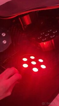 LED PAR reflektory 7x12W RGBW + taška – Světla pro DJ, konce