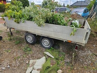 Nákladní vozík bržděný - 1500kg nosnost po stk