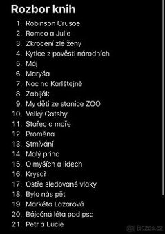 Maturitní četba