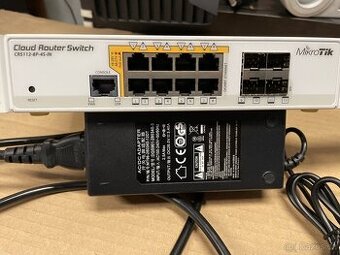 Prodáno Mikrotik router poe switch