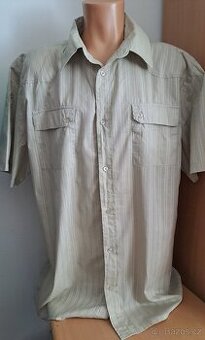 Pánská slim košile s proužky Refree Denim/XL/2x67cm