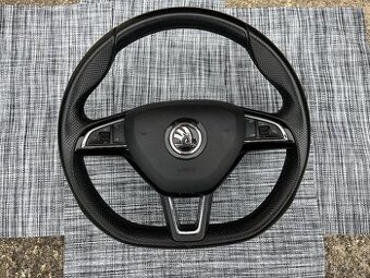 TŘÍRAMENNÝ KOŽENÝ VOLANT ŠKODA