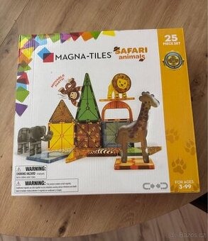 Magna-Tiles Safari 25 dílů - nové, nerozbalené