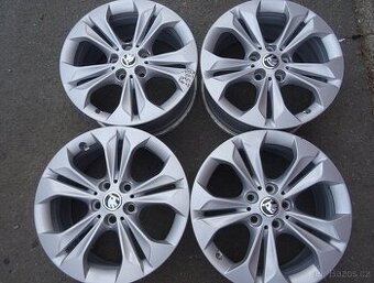 Alu disky Škoda 17", 5x112, ET 52, šíře 7,5J