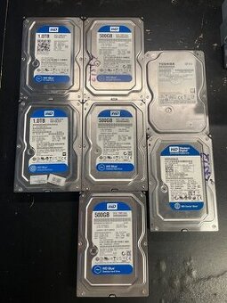 HDD disky 3.5 1TB 500GB 250GB WD