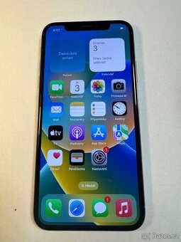 Apple iPhone X 256gb kondice baterie 100% s kabelem  Cena 34
