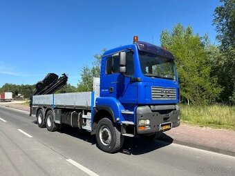 MAN TGA 26.430 valník 6x6  Hydraulická ruka Hiab