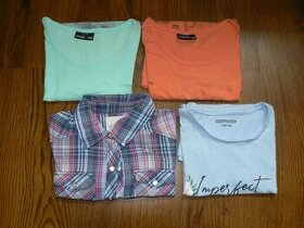 Bavlněná trička,  vel. 134