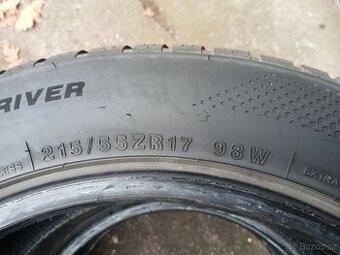 2ks zimní pneu 215/55/17