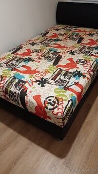 Postel 120x 205 s úložným prostorem