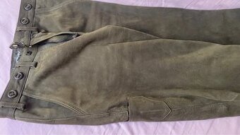 Luxusní nové dámské kožené kalhoty vel. 40 pro lov