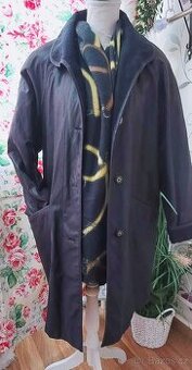 TEPLEJŠÍ PŘECHODOVÝ KABÁT S ŠÁLOU - C&A -vel. 46