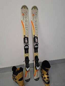 Lyže a boty Rossignol 110cm
