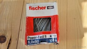 Fischer - Stavební vrut do dřeva 6x90mm TX30